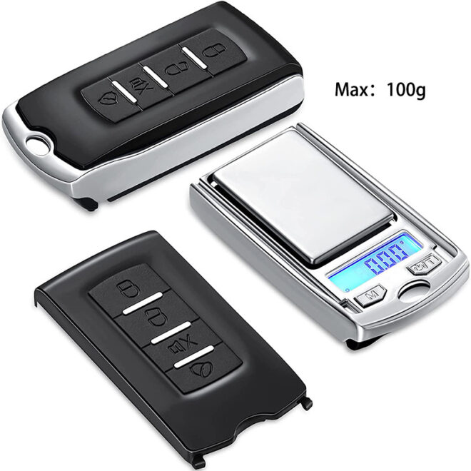 Mini Electronic Digital Pocket Scale 100g 0.01g/200g 0.01g Mini Key Style Portable Precision Weighing LCD Backlit Display For Jewelry Gold; Sterling; Jewelry; Herb; Food - Image 8