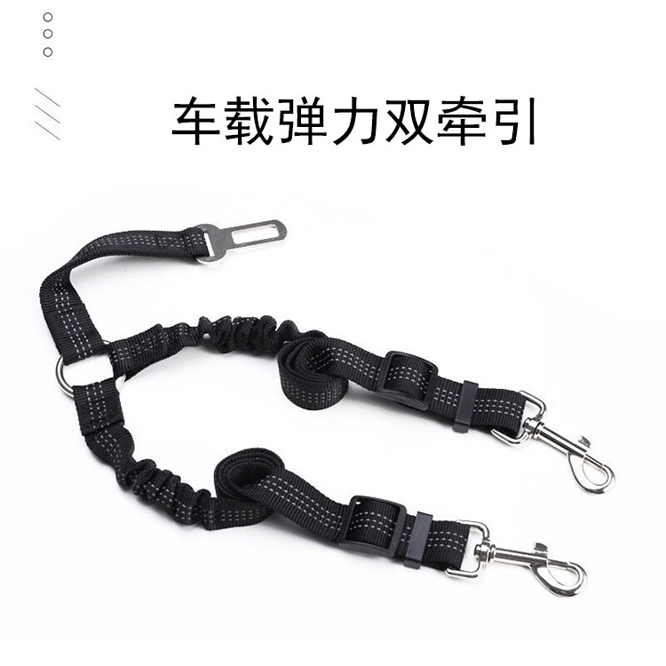 Dog Double Leashes - No Tangle Dog Leash Coupler; Comfortable Shock Absorbing Reflective Bungee Lead for Nighttime Safety - Image 26
