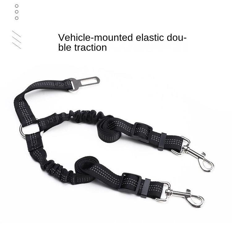 Dog Double Leashes - No Tangle Dog Leash Coupler; Comfortable Shock Absorbing Reflective Bungee Lead for Nighttime Safety - Image 5
