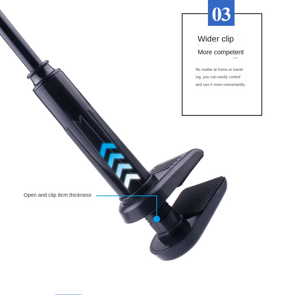 Hair Dryer Holder Hands 360 Degrees Rotatable Hands-Free Hair Dryer Stand Aluminum Alloy Gooseneck Pet Dog Cat Grooming Table Hair Dryer Clip Holder with Clamp Mount - Image 7