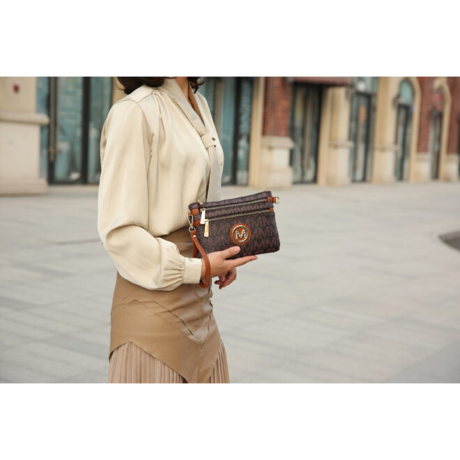 MKF Collection Geneve M Signature Crossbody & Wristlet by Mia k - Image 20