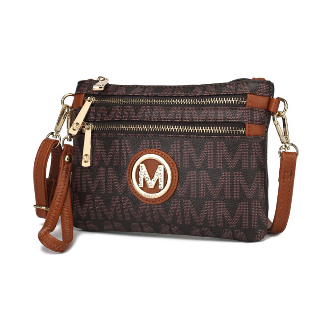 MKF Collection Geneve M Signature Crossbody & Wristlet by Mia k - Image 7