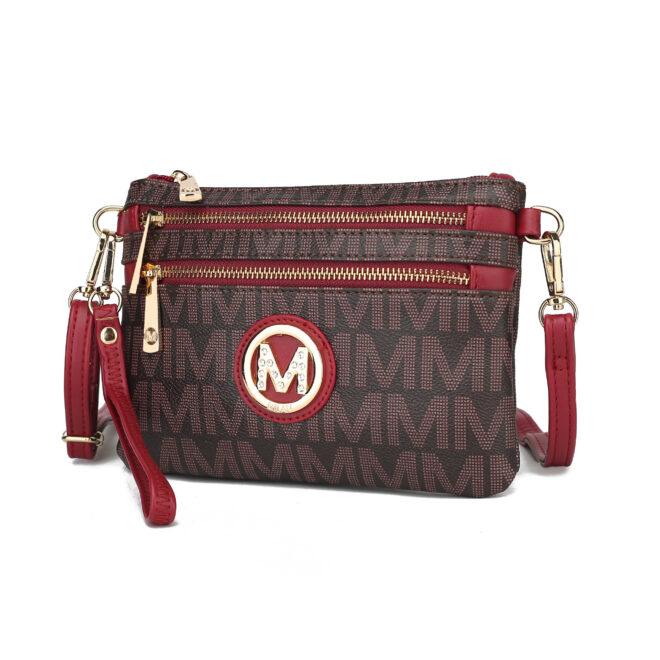 MKF Collection Geneve M Signature Crossbody & Wristlet by Mia k - Image 25