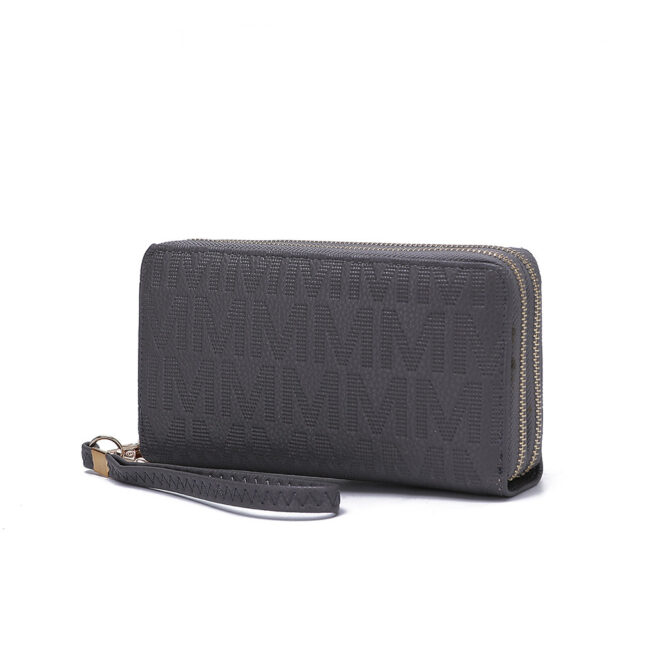 MKF Collection Lisbette Embossed M Signature Wallet by Mia k - Image 89