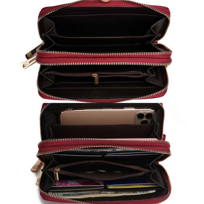MKF Collection Lisbette Embossed M Signature Wallet by Mia k - Image 23