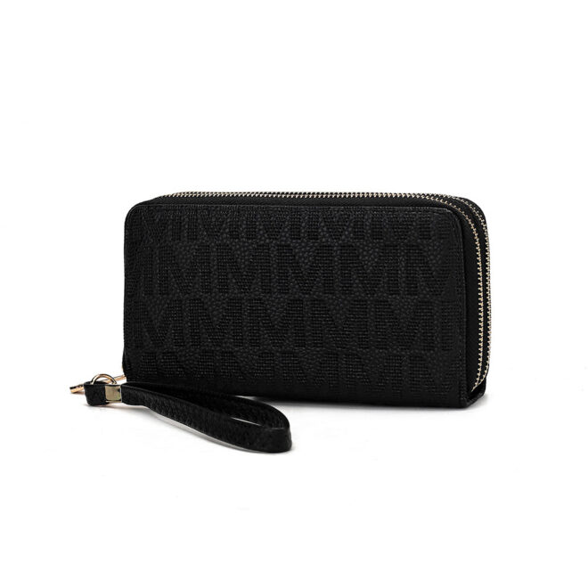 MKF Collection Lisbette Embossed M Signature Wallet by Mia k - Image 32