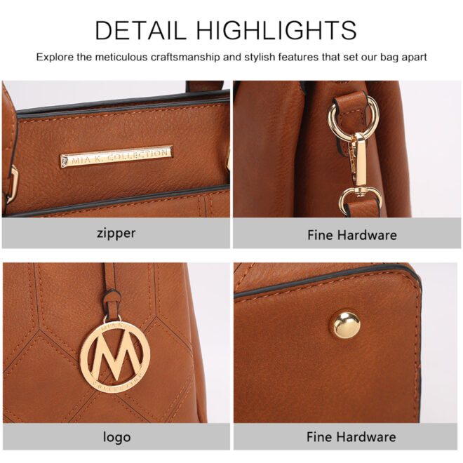 MKF Collection Elodie Triple Compartment Women's Tote Bag by Mia k - Image 49