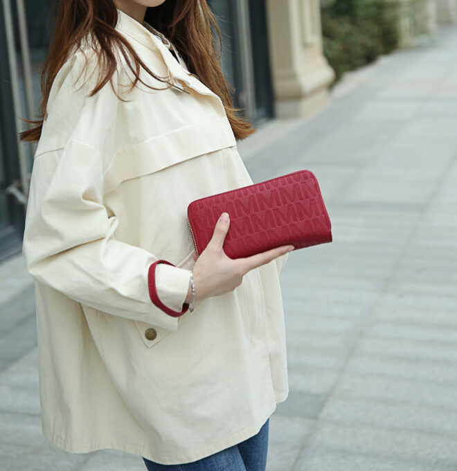 MKF Collection Lisbette Embossed M Signature Wallet by Mia k - Image 60