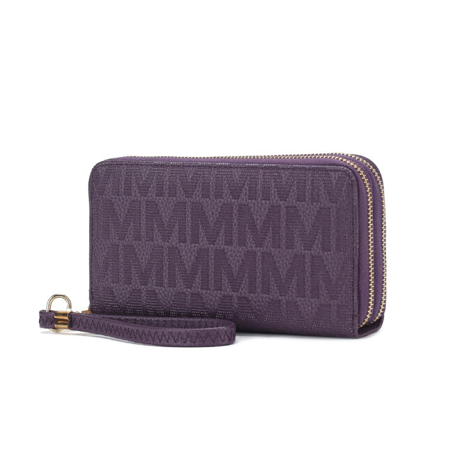 MKF Collection Lisbette Embossed M Signature Wallet by Mia k - Image 59