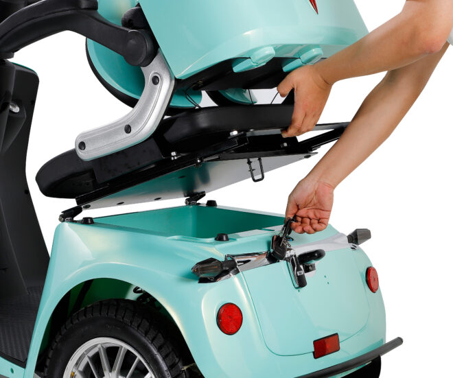 Fastest Mobility Scooter With Four Wheels For Adults & Seniors, Red 800W - Image 2
