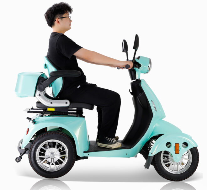 Fastest Mobility Scooter With Four Wheels For Adults & Seniors, Red 800W - Image 5