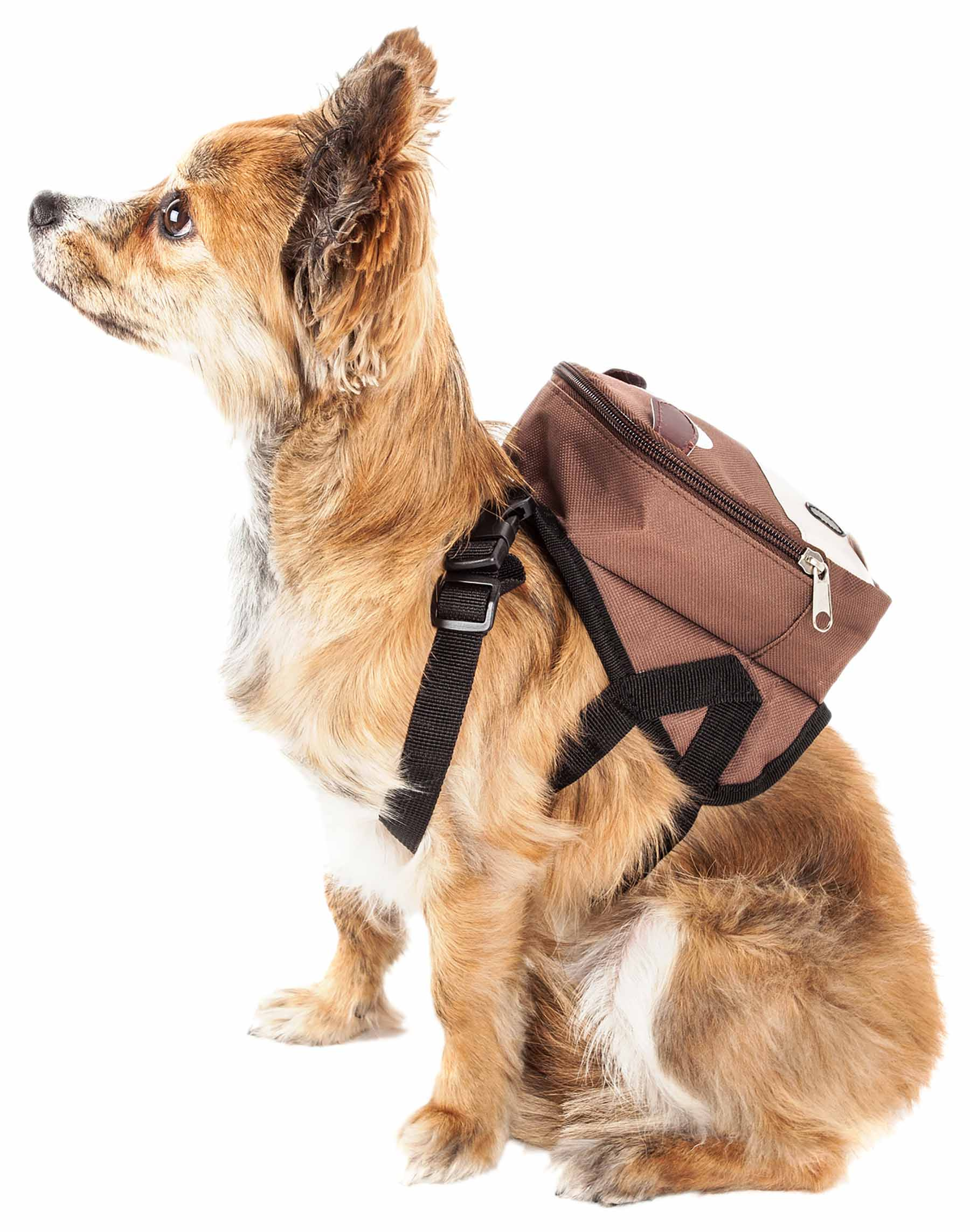 Pet Life 'Mooltese' Large-Pocketed Compartmental Animated Dog Harness Backpack - Image 10
