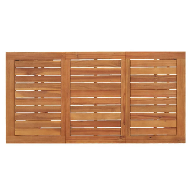 Patio Bar Table 47.2"x23.6"x41.3" Solid Wood Acacia - Image 5
