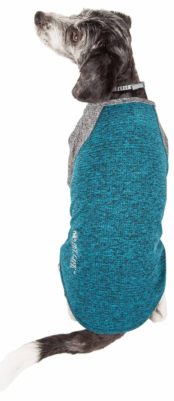 Pet Life Active 'Hybreed' 4-Way Stretch Two-Toned Performance Dog T-Shirt - Image 64