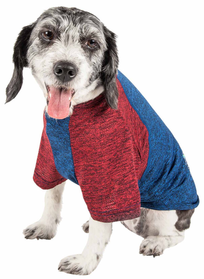 Pet Life Active 'Hybreed' 4-Way Stretch Two-Toned Performance Dog T-Shirt - Image 214