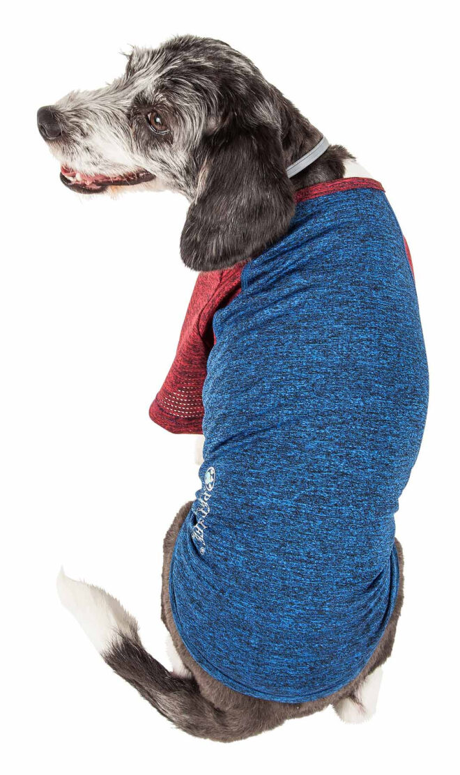Pet Life Active 'Hybreed' 4-Way Stretch Two-Toned Performance Dog T-Shirt - Image 215
