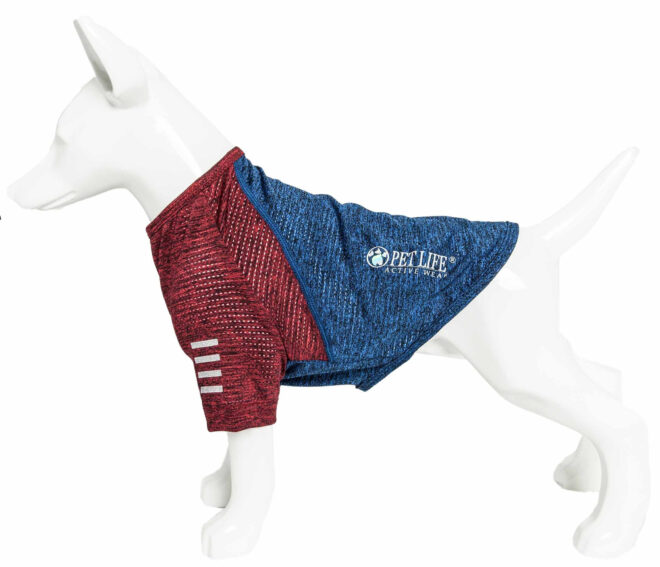 Pet Life Active 'Hybreed' 4-Way Stretch Two-Toned Performance Dog T-Shirt - Image 219