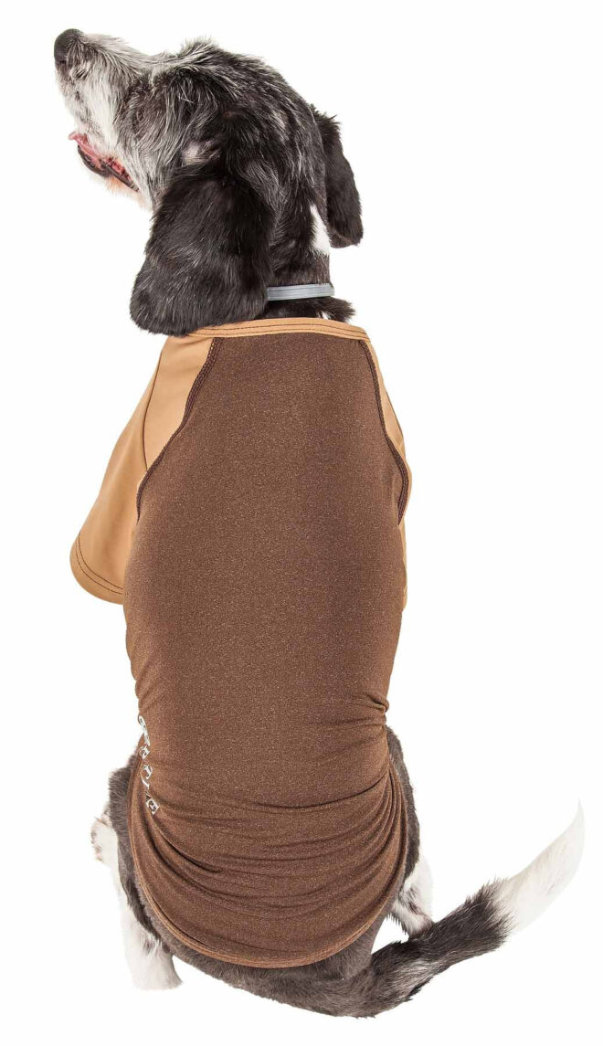 Pet Life Active 'Hybreed' 4-Way Stretch Two-Toned Performance Dog T-Shirt - Image 143