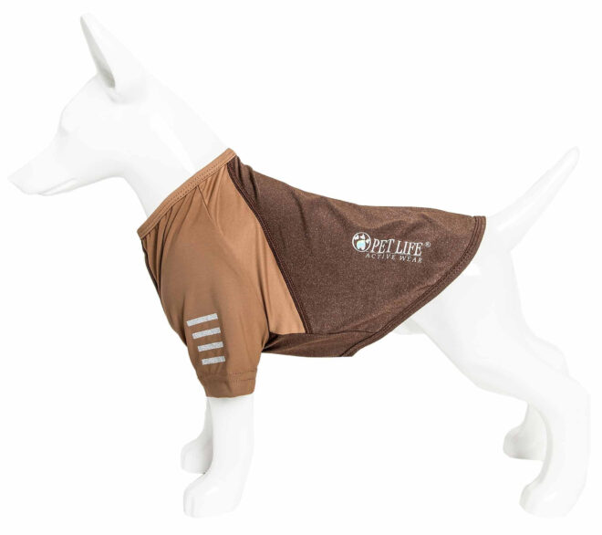 Pet Life Active 'Hybreed' 4-Way Stretch Two-Toned Performance Dog T-Shirt - Image 147