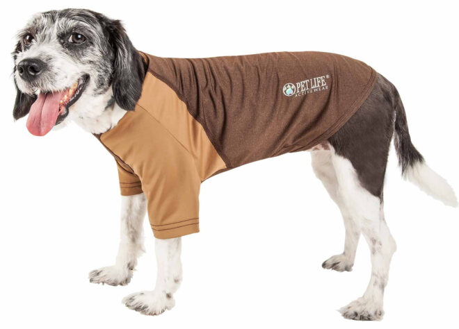 Pet Life Active 'Hybreed' 4-Way Stretch Two-Toned Performance Dog T-Shirt - Image 141