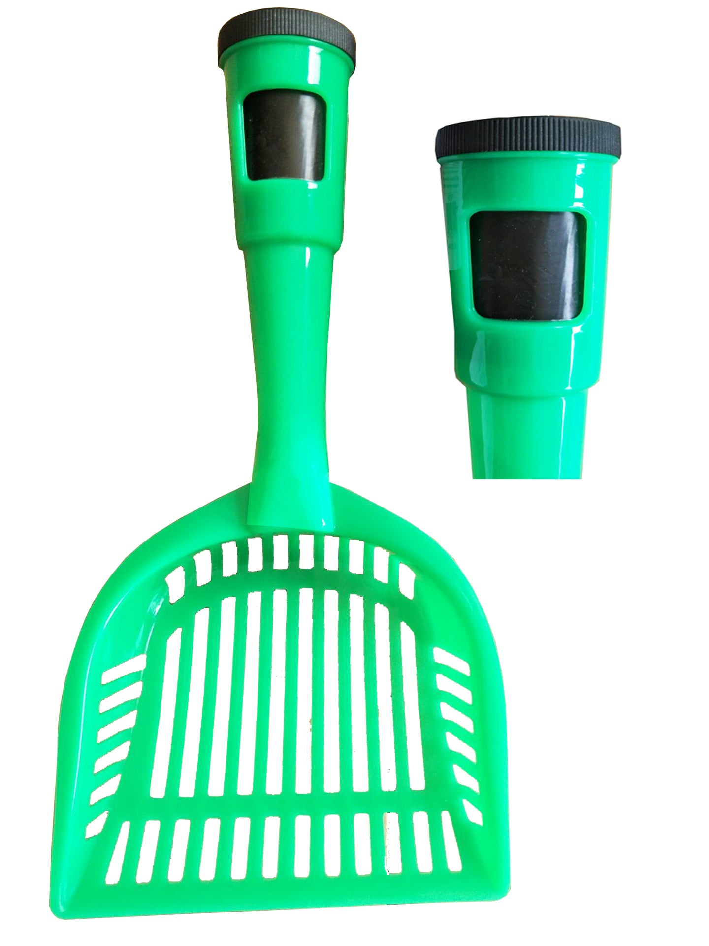 Pet Life Poopin-Scoopin Dog And Cat Pooper Scooper Litter Shovel With Built-In Waste Bag Handle Holster - Image 2