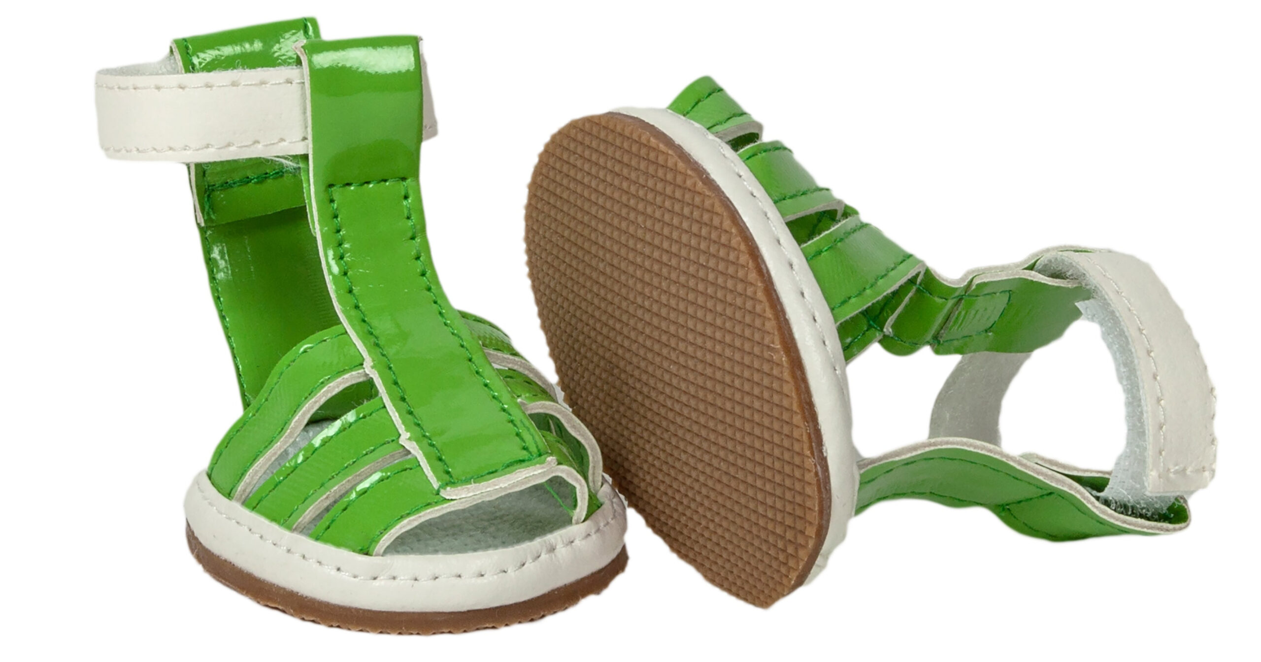 Buckle-Supportive Pvc Waterproof Pet Sandals Shoes - Set Of 4 - Image 24