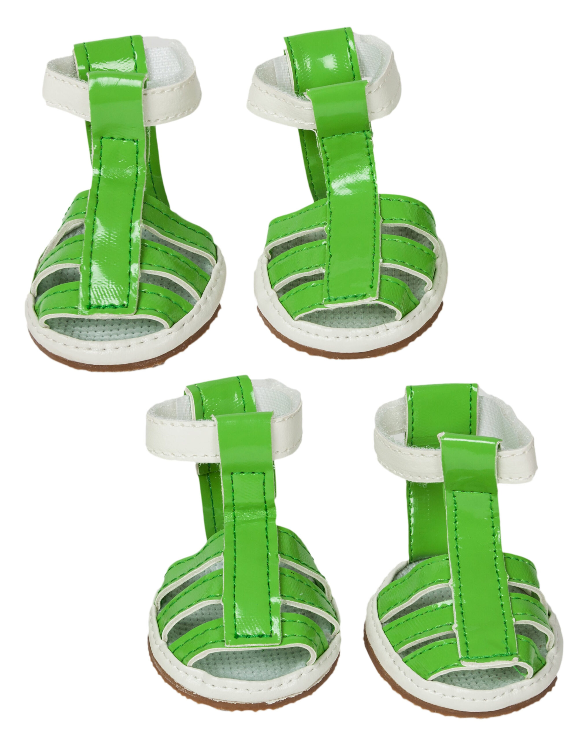 Buckle-Supportive Pvc Waterproof Pet Sandals Shoes - Set Of 4 - Image 7