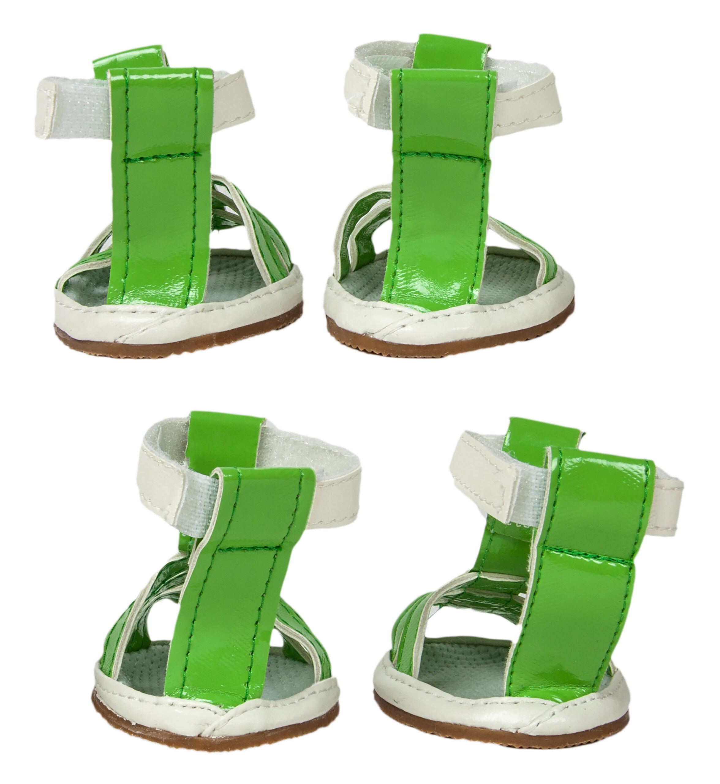 Buckle-Supportive Pvc Waterproof Pet Sandals Shoes - Set Of 4 - Image 16