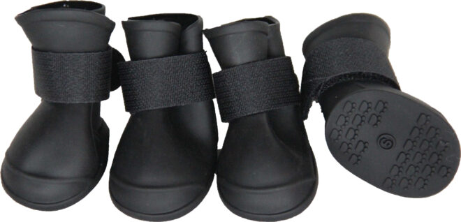 Elastic Protective Multi-Usage All-Terrain Rubberized Dog Shoes - Image 4