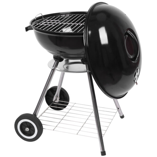 18 Inch Apple Charcoal Stove Enamel (Cover Furnace Body) White Side Wheel Diameter 15cm - Image 2