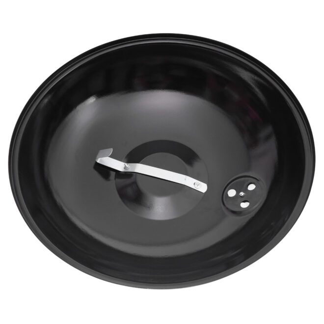 18 Inch Apple Charcoal Stove Enamel (Cover Furnace Body) White Side Wheel Diameter 15cm - Image 5