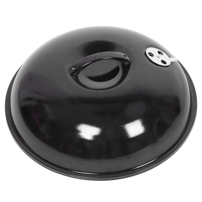 18 Inch Apple Charcoal Stove Enamel (Cover Furnace Body) White Side Wheel Diameter 15cm - Image 6