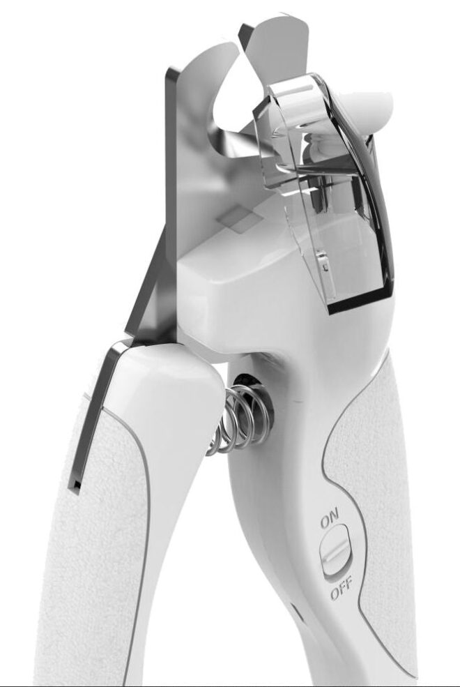 Pet Life 'Clip-Tronic' LED Lighting and USB Charging Precision Cat and Dog Nail Clipper - Image 3