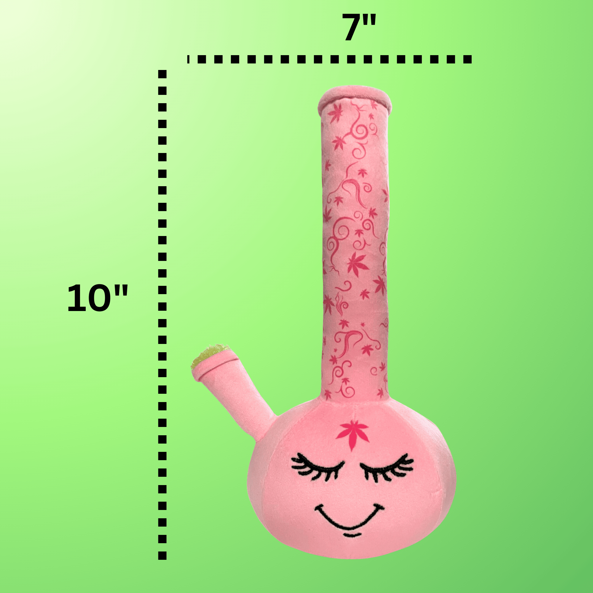 My Name is Harmony Bong, Funny Squeaky Weed Dog Toy, Cute Stuffed Parody Pot Bong, Cool Plush 420 Novelty Gift for Pets, Sized for Puppies & Small, Medium & Large Breeds, Fetch & a Photo Prop - Image 6