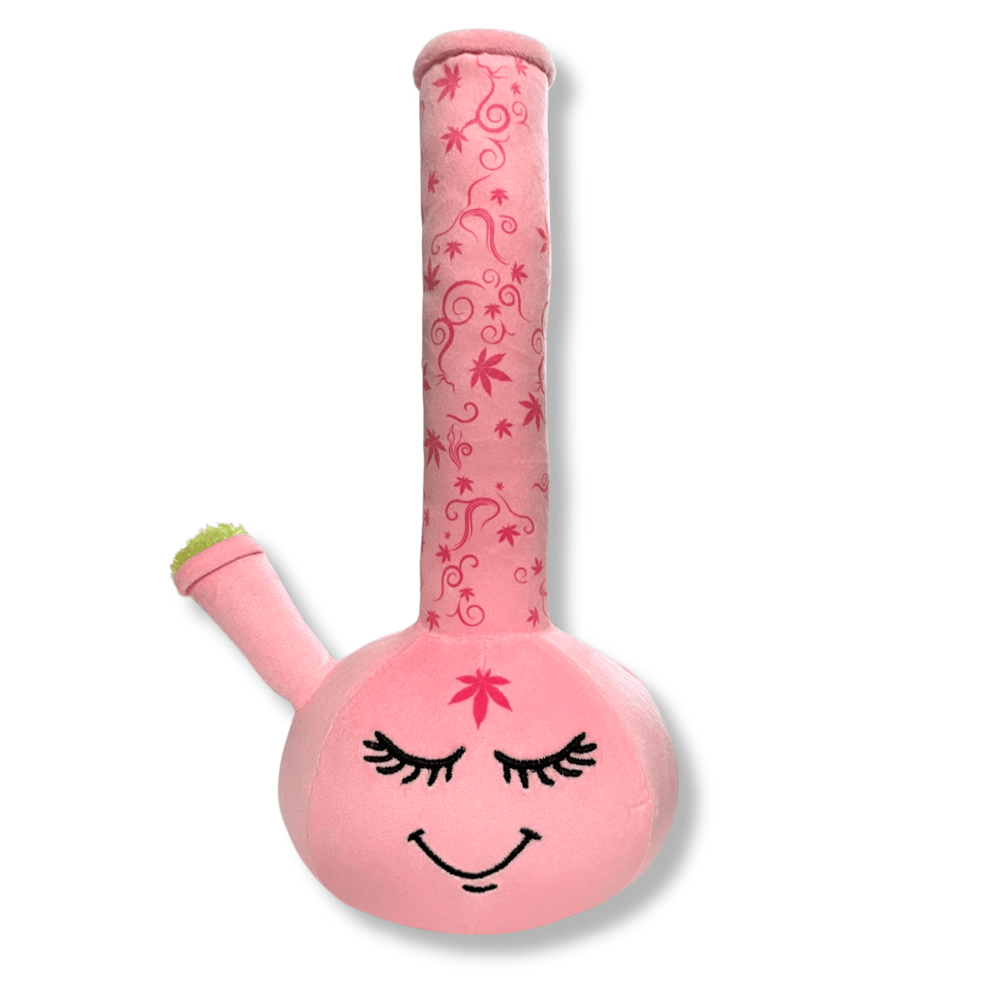My Name is Harmony Bong, Funny Squeaky Weed Dog Toy, Cute Stuffed Parody Pot Bong, Cool Plush 420 Novelty Gift for Pets, Sized for Puppies & Small, Medium & Large Breeds, Fetch & a Photo Prop