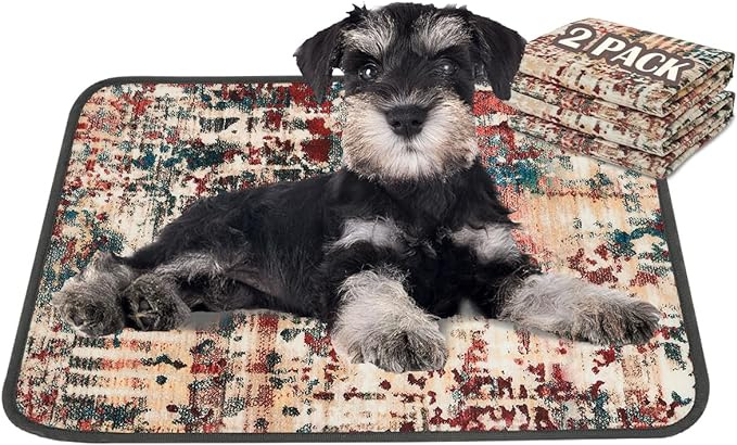 Qeils Washable Pee Pads for Dogs, 2 Pack Reusable Puppy Pads 18"x24" Super Absorbent Leakproof Dog Training Pads, Non-Slip Potty Pads for Floor, Crate,Couch, Whelping Pads Litter Mat Puppy Supplies - Image 7