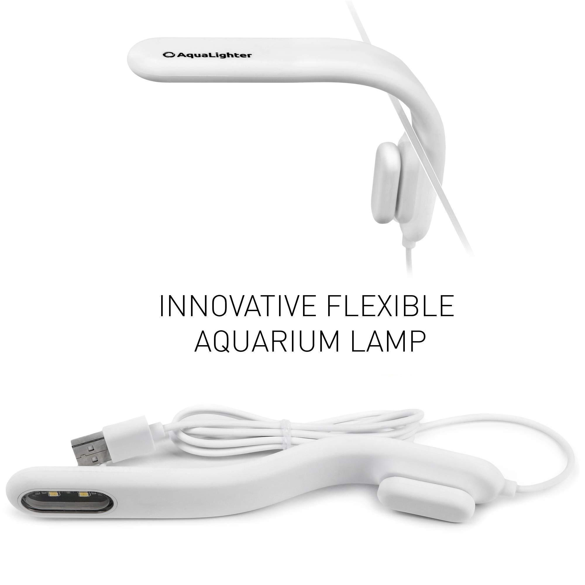 Fish Tank Light White Clip On Aquarium Light LED Flexible Lamp for Freshwater Small Aquarium Light White Color 5 Gallon - Image 4