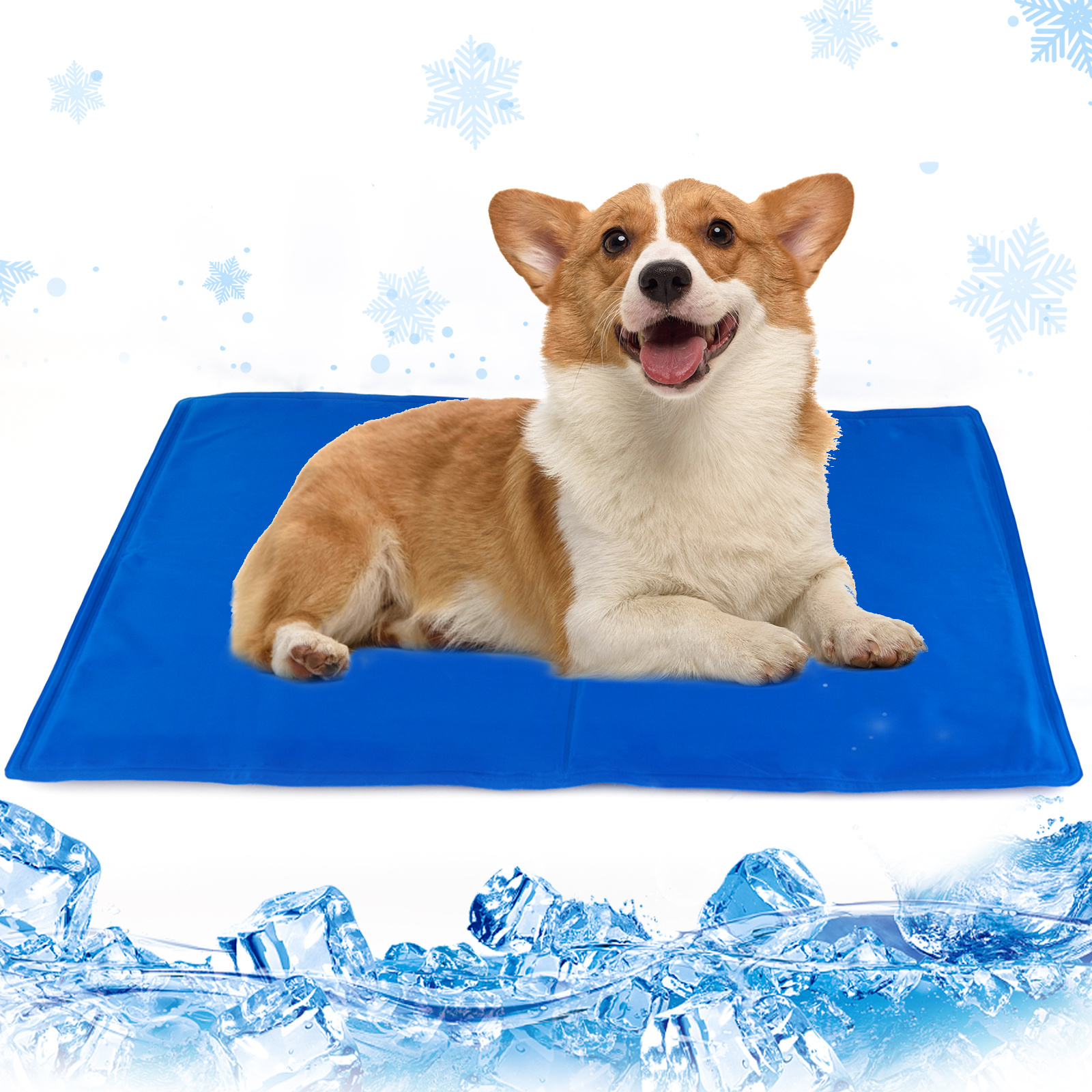 Dog Cooling Mat, Pet Cooling Mat for Dogs and Cats, Pressure Activated Dog Cooling Pad, No Water or Refrigeration Needed, Non-Toxic Gel - Image 8