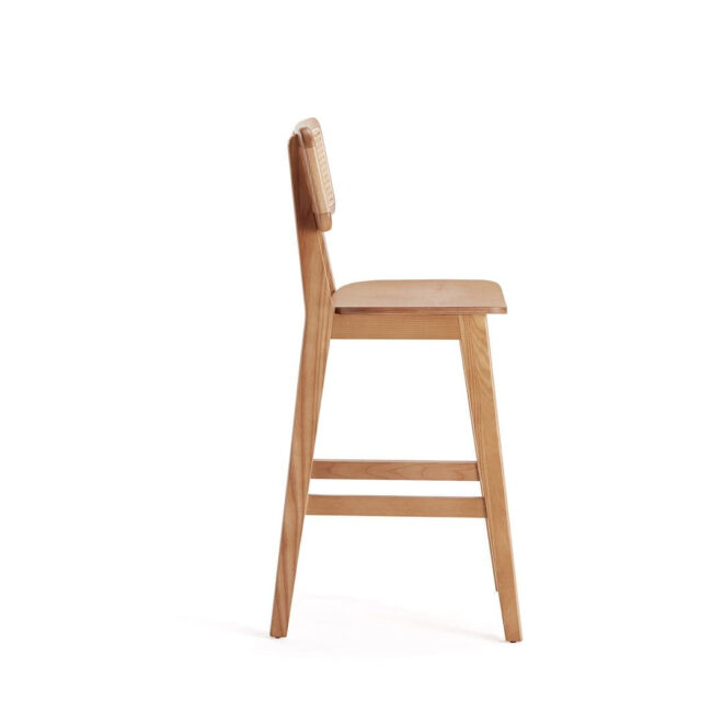 Manhattan Comfort Versailles Counter Stool in Nature Cane - Image 5