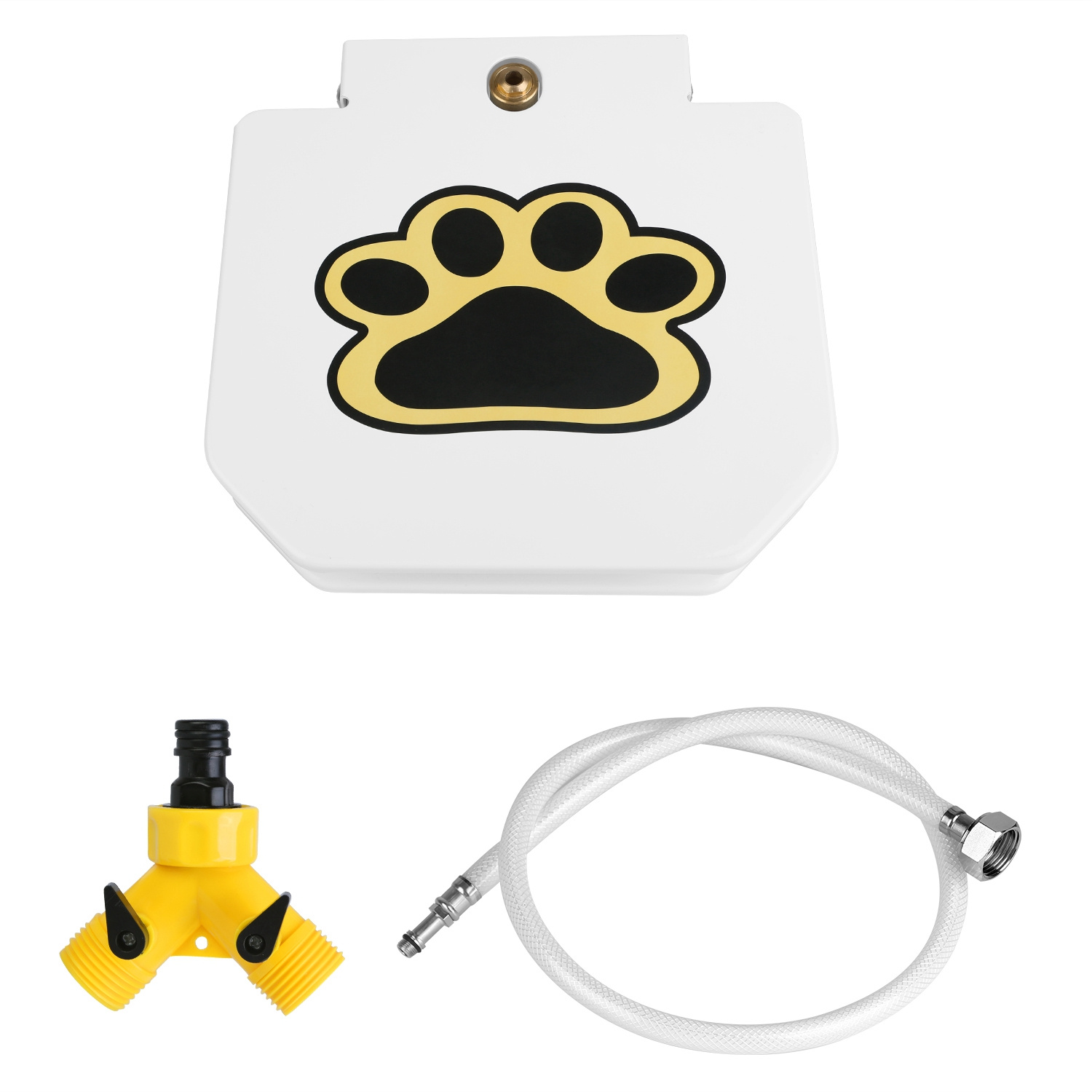 Dog Water Fountain Outdoor Dog Pet Water Dispenser Step-on Activated Sprinkler - Image 13