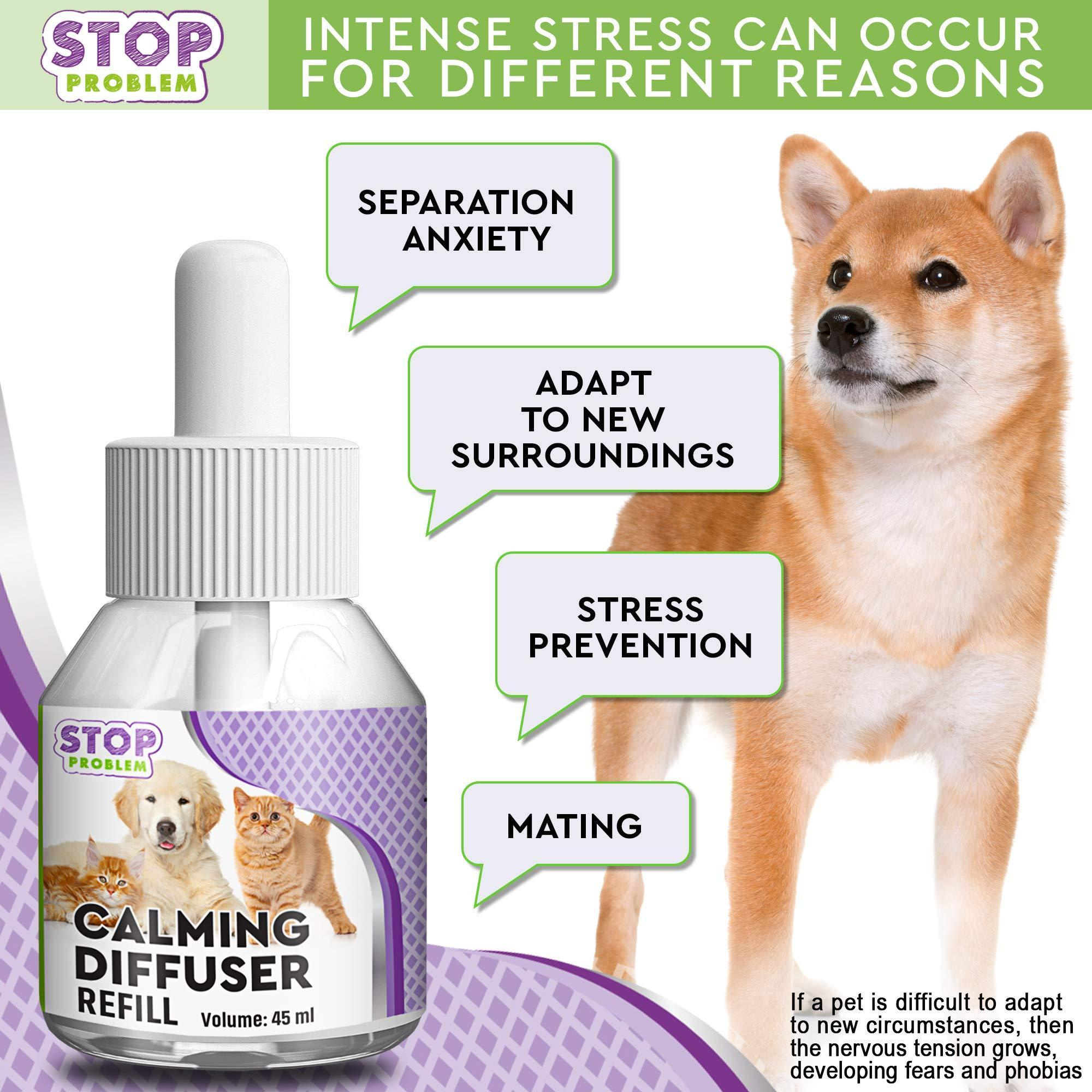 Cat Calming Diffuser & Pet Anti Anxiety Products Feline Calm Pheromones Plug in & Cats Stress Relief Comfort Help with Aggression New Zone Pee Fighting with Dogs & Other Behavior - Image 3