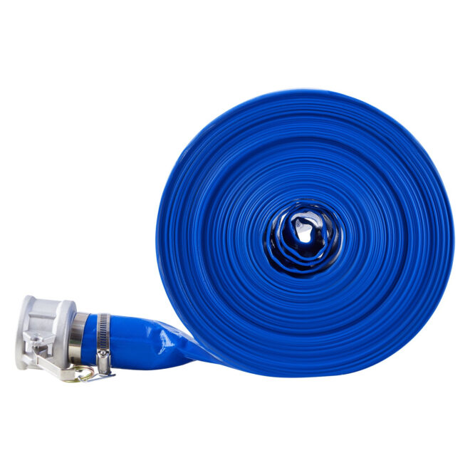 VEVOR Backwash Hose 2 in x 100 ft Blue High Quality Hose Complete Fittings - Image 11