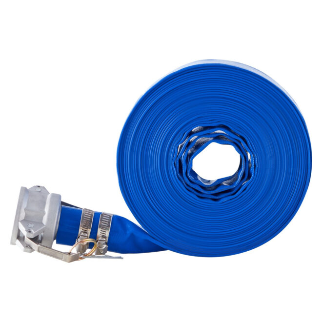 VEVOR Backwash Hose 1.5 in x 50 ft Blue High Quality Hose Complete Fittings - Image 11