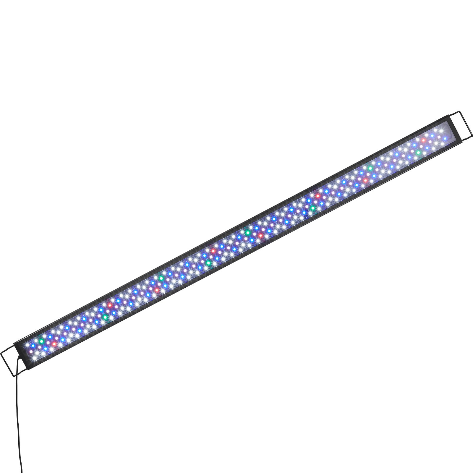 VEVOR Aquarium Light, 48W Full Spectrum Fish Tank Light with 24/7 Natural Mode, Adjustable Timer & 5-Level Brightness, with Aluminum Alloy Shell Extendable Brackets for 48"-54" Freshwater Planted Tank - Image 9