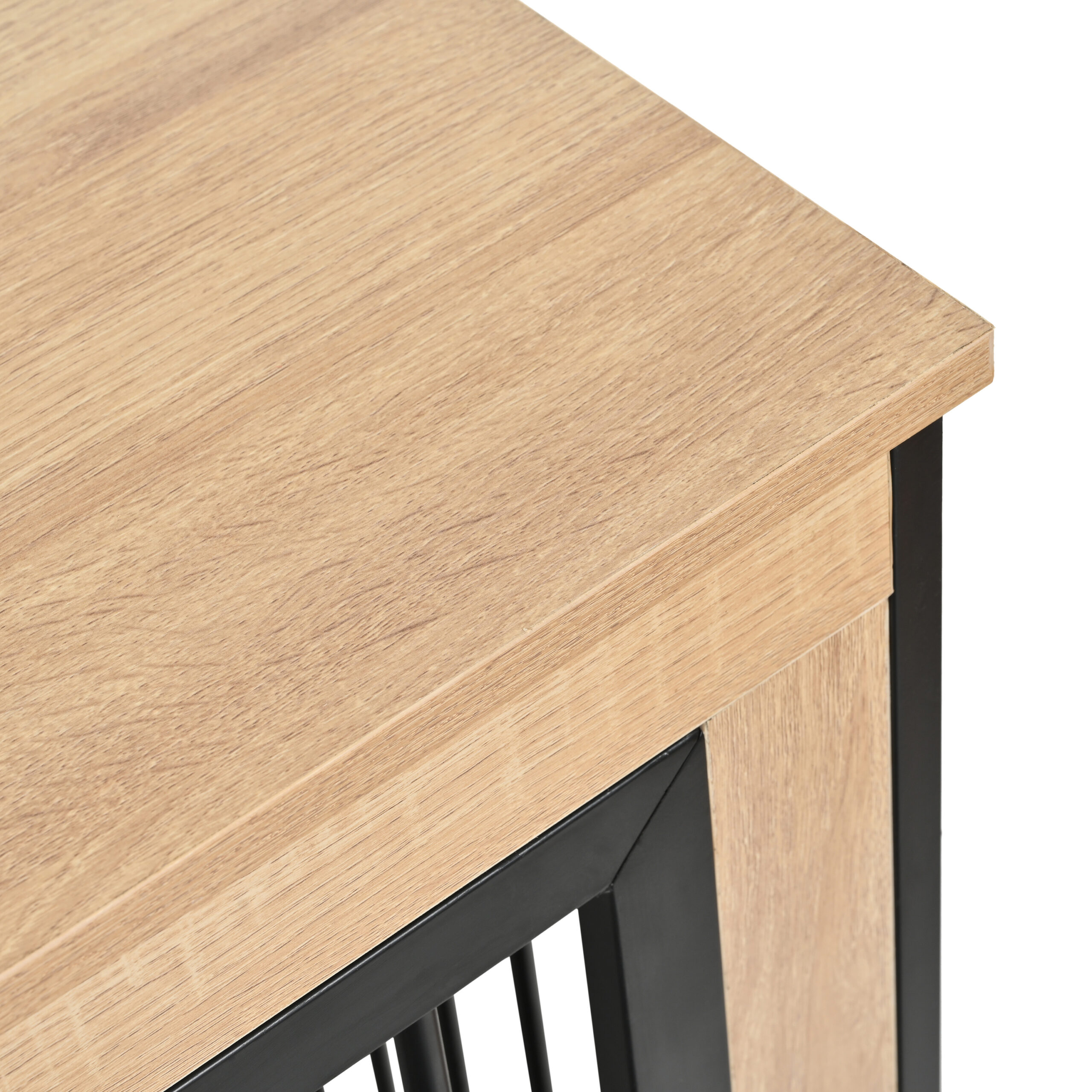 Dog Crate Furniture with Two Combined Room, XL Large Double Dog Cage Furniture with Tray for Medium Large Dogs, Wooden Dog Kennel Furniture - Image 14