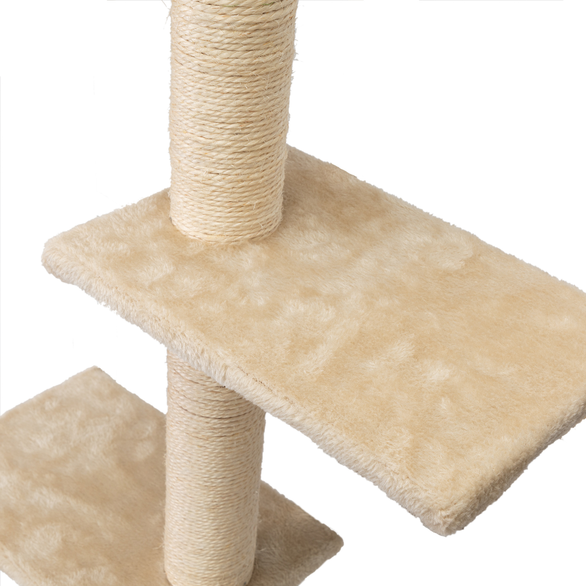 5 Pcs Wall Mounted Cat Climber Set; Floating Cat Shelves and Perches; Cat Activity Tree with Scratching Posts; Modern Cat Furniture - Image 22