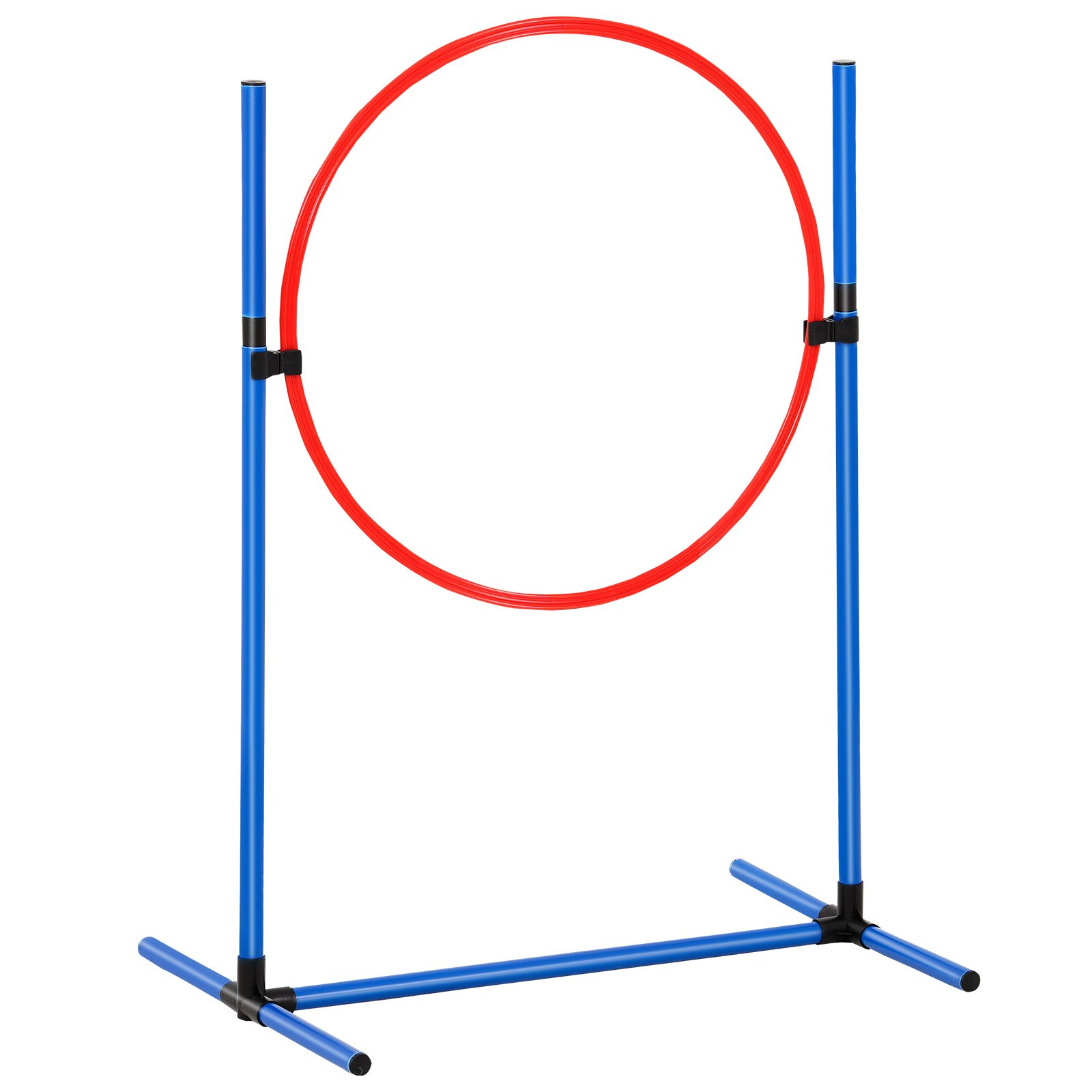 VEVOR Dog Agility Training Equipment 7 PCS Set w/ Hurdles 2 Tunnels Jump Ring - Image 10