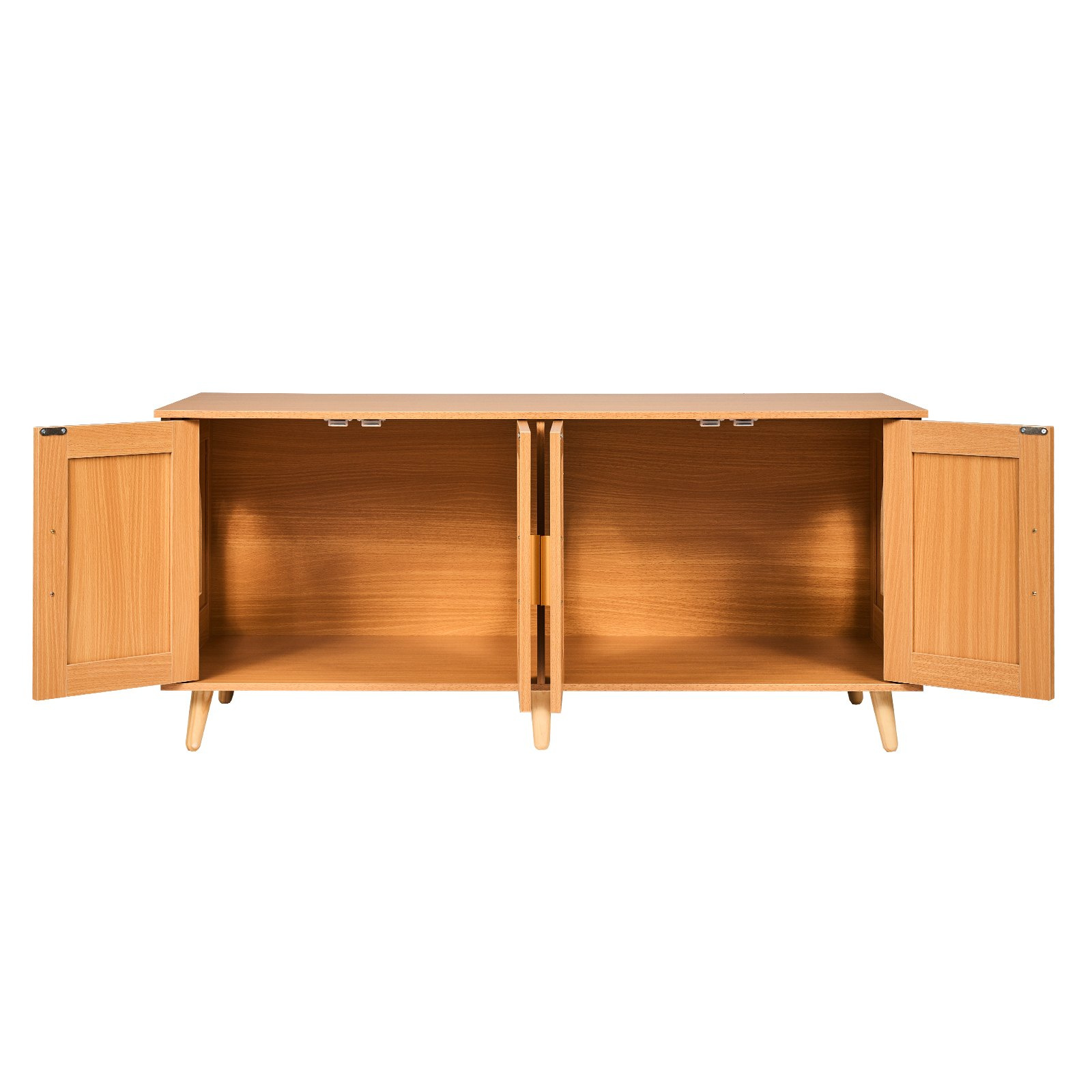 VEVOR Cat Litter Box Enclosure Wooden Litter Box Furniture Hidden for 2 Cats - Image 10