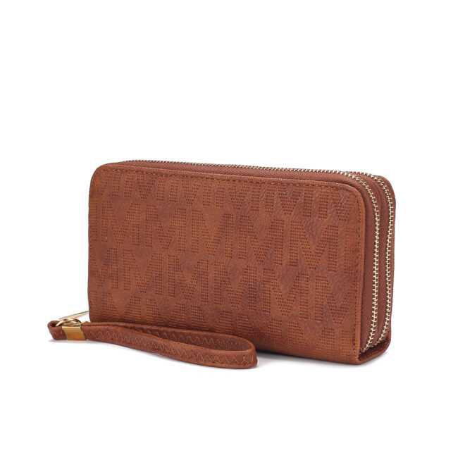 MKF Collection Lisbette Embossed M Signature Wallet by Mia k - Image 45