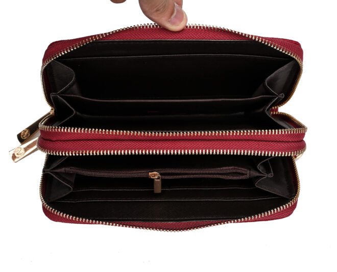 MKF Collection Lisbette Embossed M Signature Wallet by Mia k - Image 43